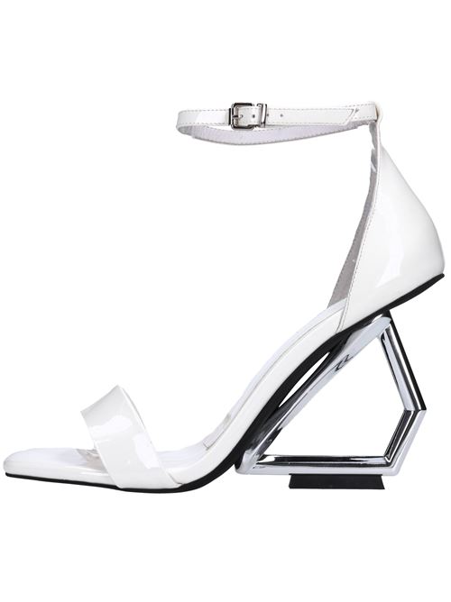 Sandali in vernice JEFFREY CAMPBELL | KALLISTOBIANCO-ARGENTO